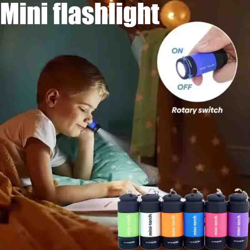 Outdoor Lighting Usb - USB wiederaufladbare Mini-Taschenlampe für Camping, starkes