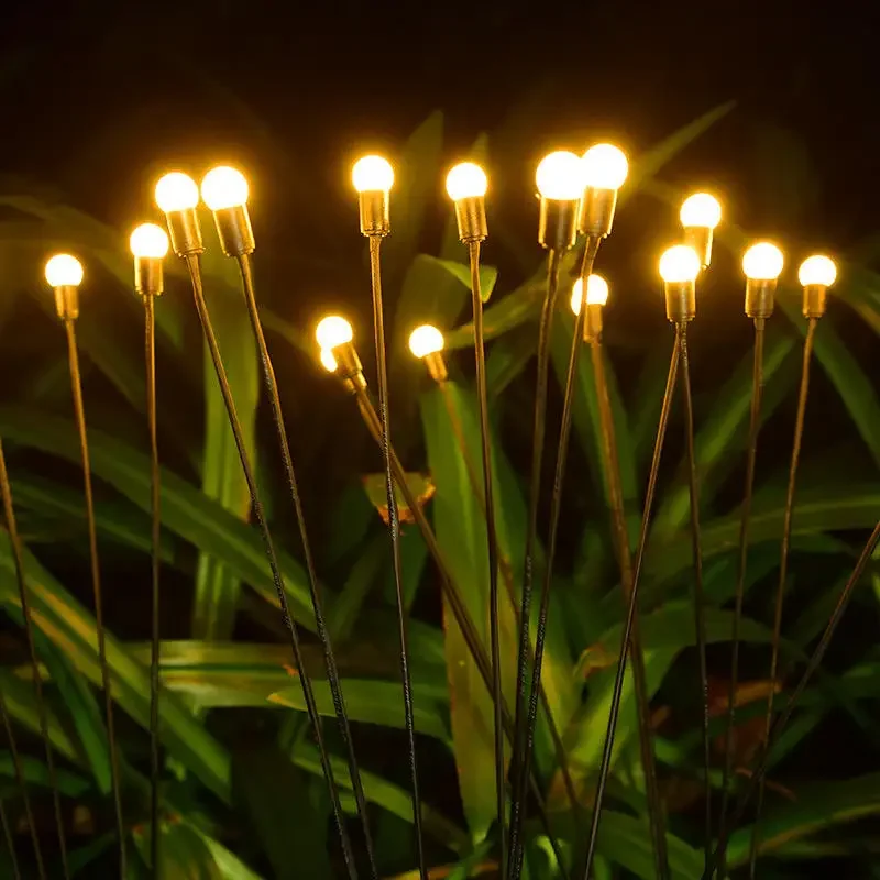Photocell Outdoor Lighting - Solare Außenwegbeleuchtung Wasserdicht 6/8/10 Köpfe LED-Betriebene