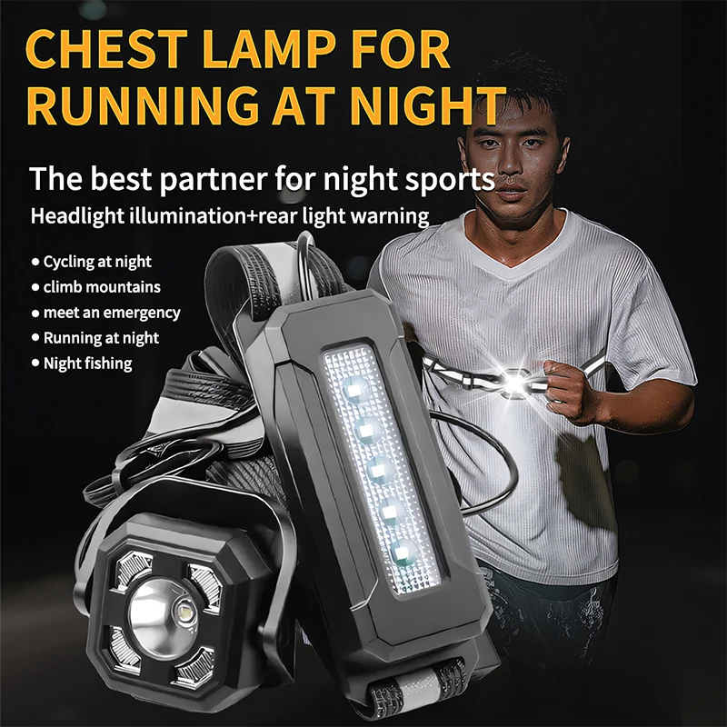 Outdoor Lighting Usb - LED-Nachtlicht zum Laufen, Outdoor-Sport, Radfahren, Reiten,