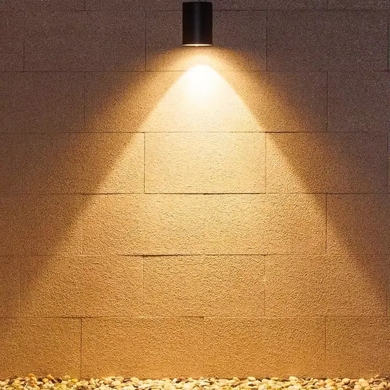 Outdoor Lighting Lamp - Original Großhandel Grenzmauerleuchte Design Anpassbare Außenwand-LED-Auf-und-Ab-Leuchte