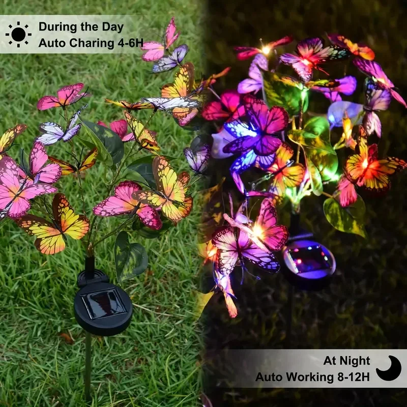 Solar-LED-Schmetterlings-Garte – Photocell Outdoor Lighting Bewertung und Preis