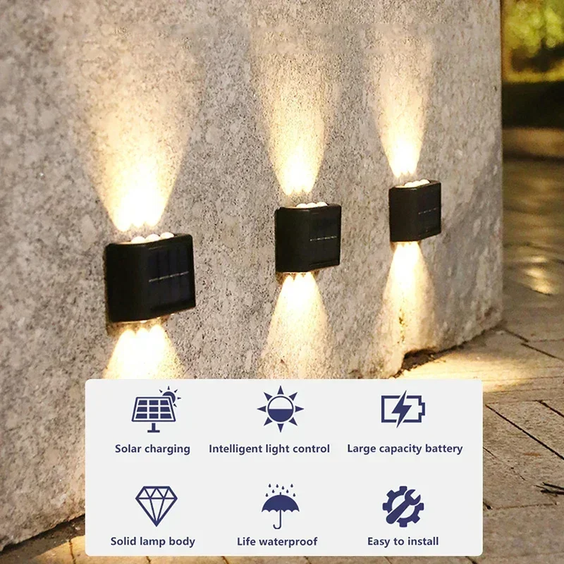 LED Solarleuchte für Außen, Wa – Outdoor Lighting Lamp Bewertung und Preis