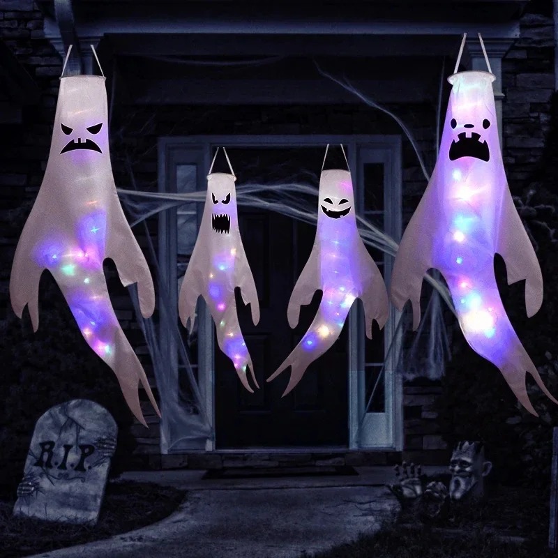 Hängender Geist Halloween LED  – Outdoor Lighting Poles Bewertung und Preis