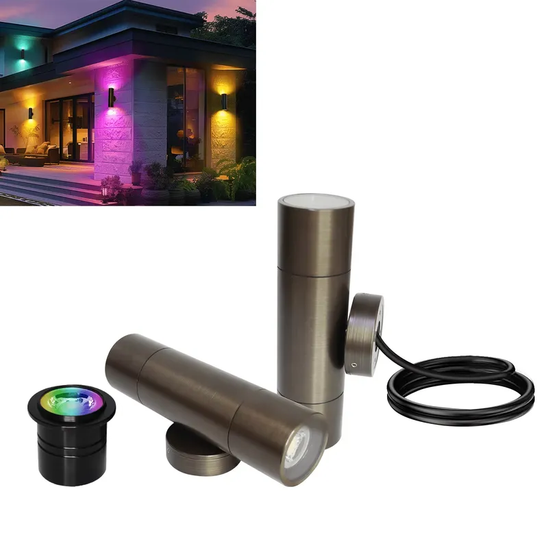 Langlebige Messing-LED-Außenwa – Outdoor Lighting Pathway Bewertung und Preis