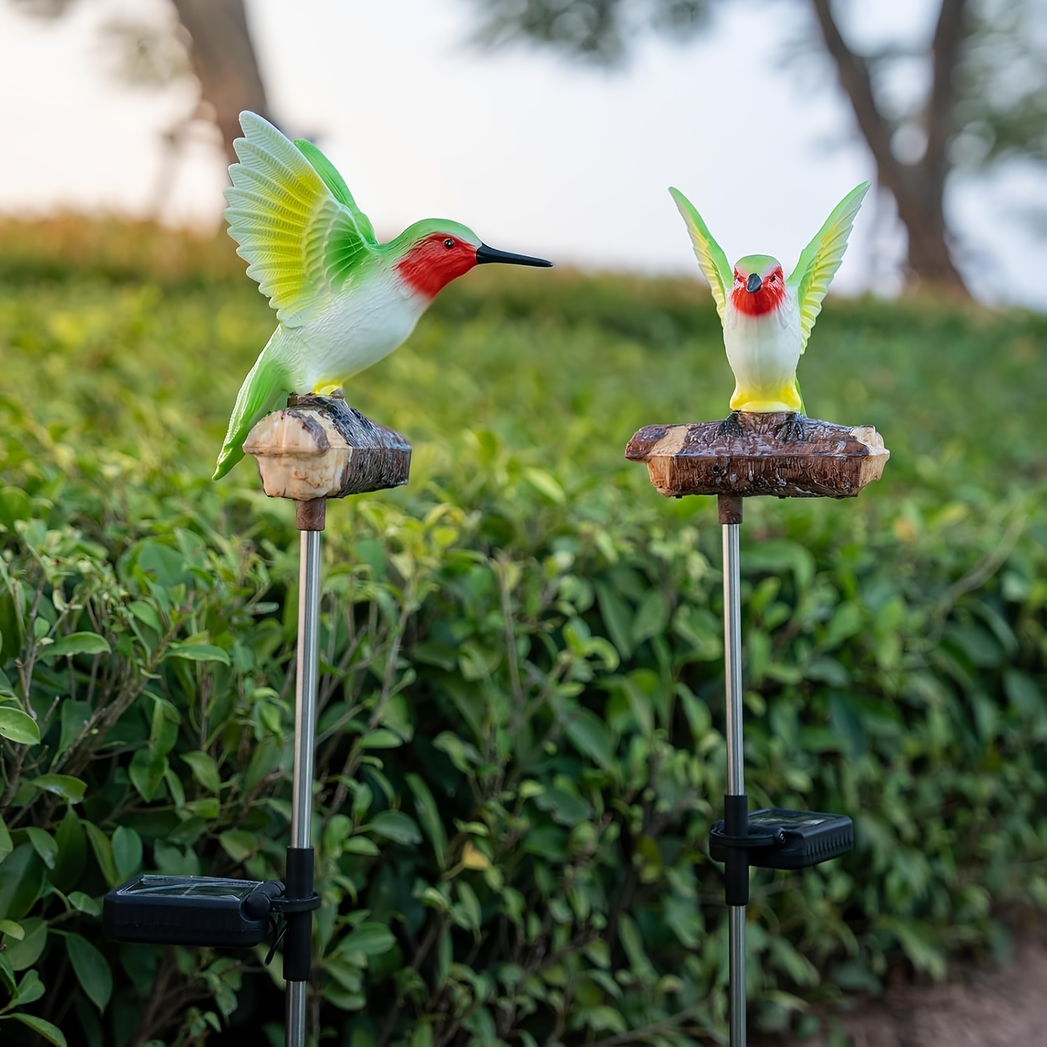 Solar-Gartenstatuenleuchte für – Outdoor Lighting Pathway Bewertung und Preis