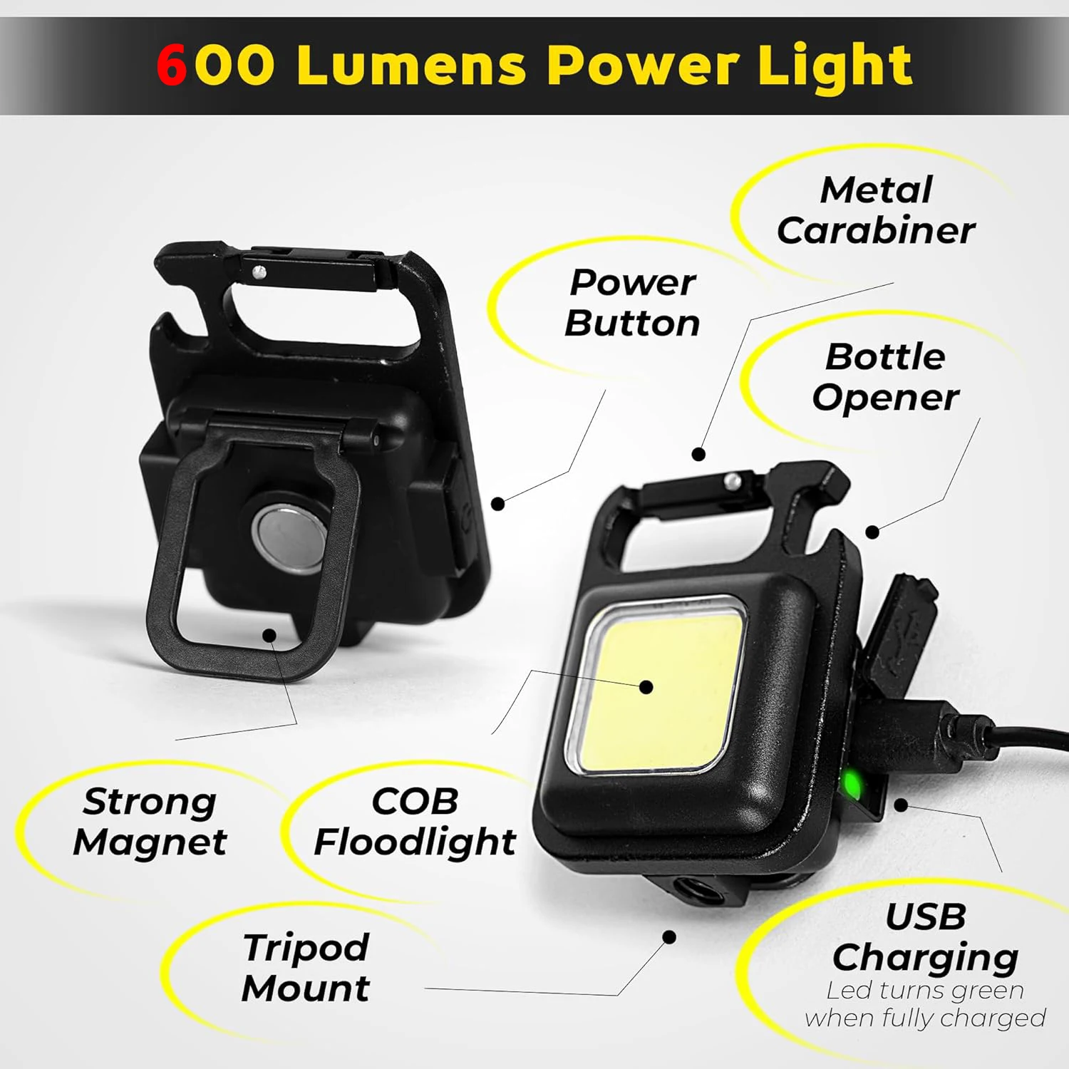 Tragbare Schlüsselanhänger-Leu – Outdoor Lighting Usb Bewertung und Preis