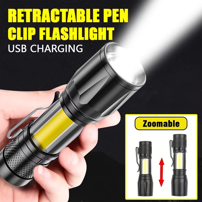 Mini-LED-Taschenlampe, COB-Flu – Outdoor Lighting Usb Bewertung und Preis