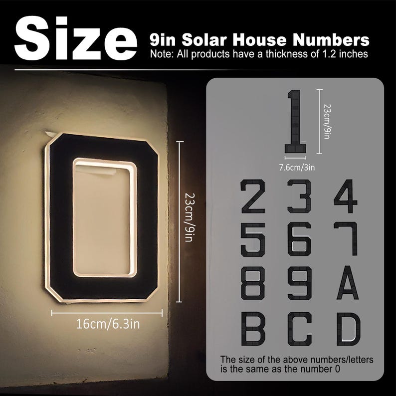 Solar-LED-Hausnummernschild Wa – Photocell Outdoor Lighting Bewertung und Preis