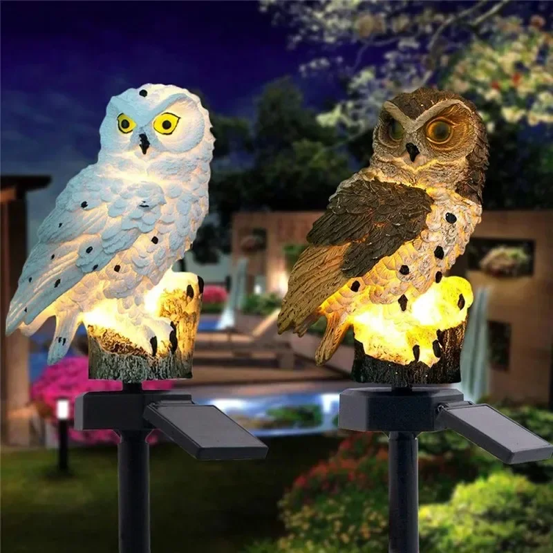 Solar-Eulen-Statue Gartenleuch – Outdoor Lighting Electric Bewertung und Preis