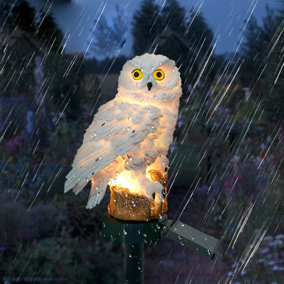Solar-Eulen-Statue Gartenleuch – Outdoor Lighting Electric Bewertung und Preis