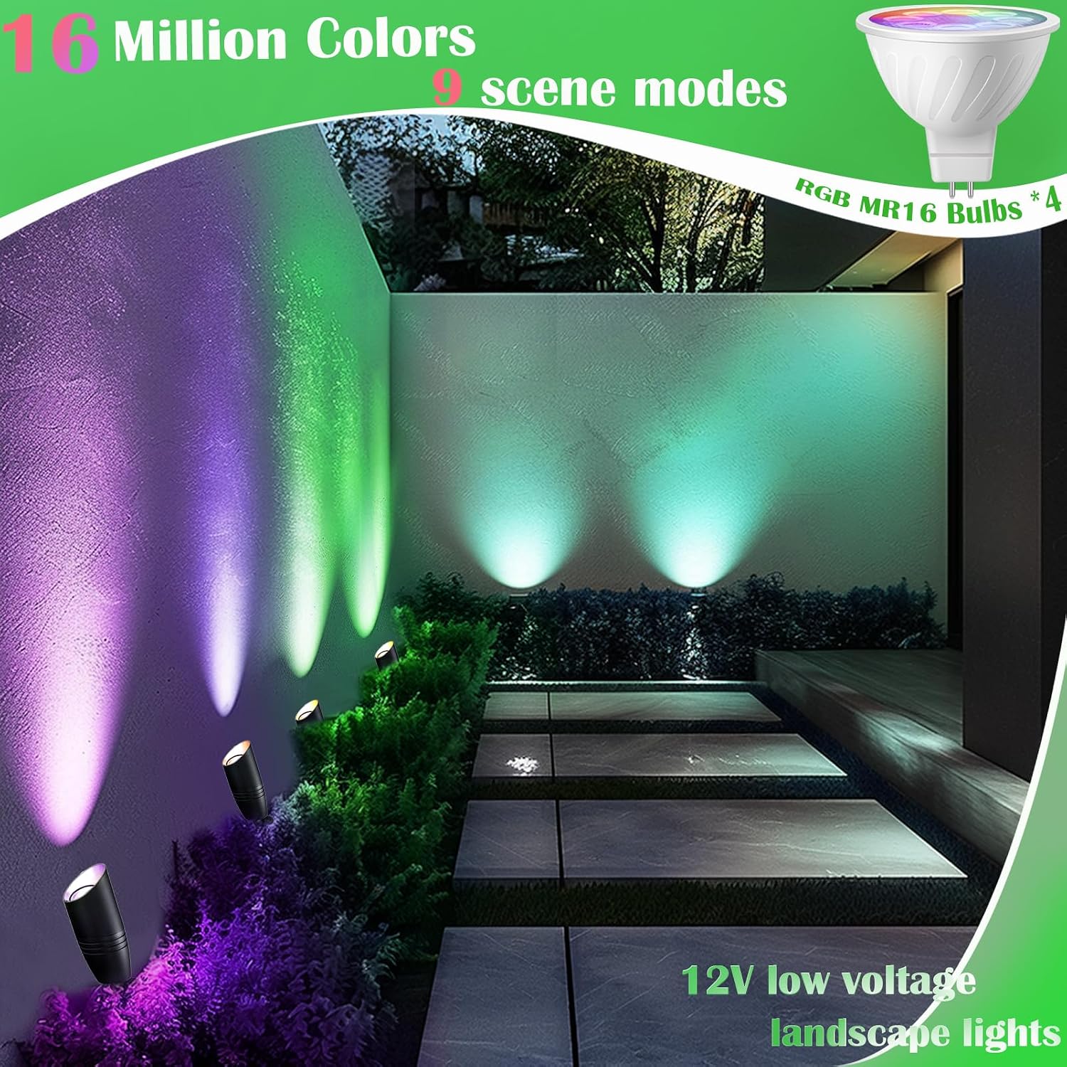 RGB Niederspannungs-Landschaft – Outdoor Lighting Kits Low Voltage Bewertung und Preis