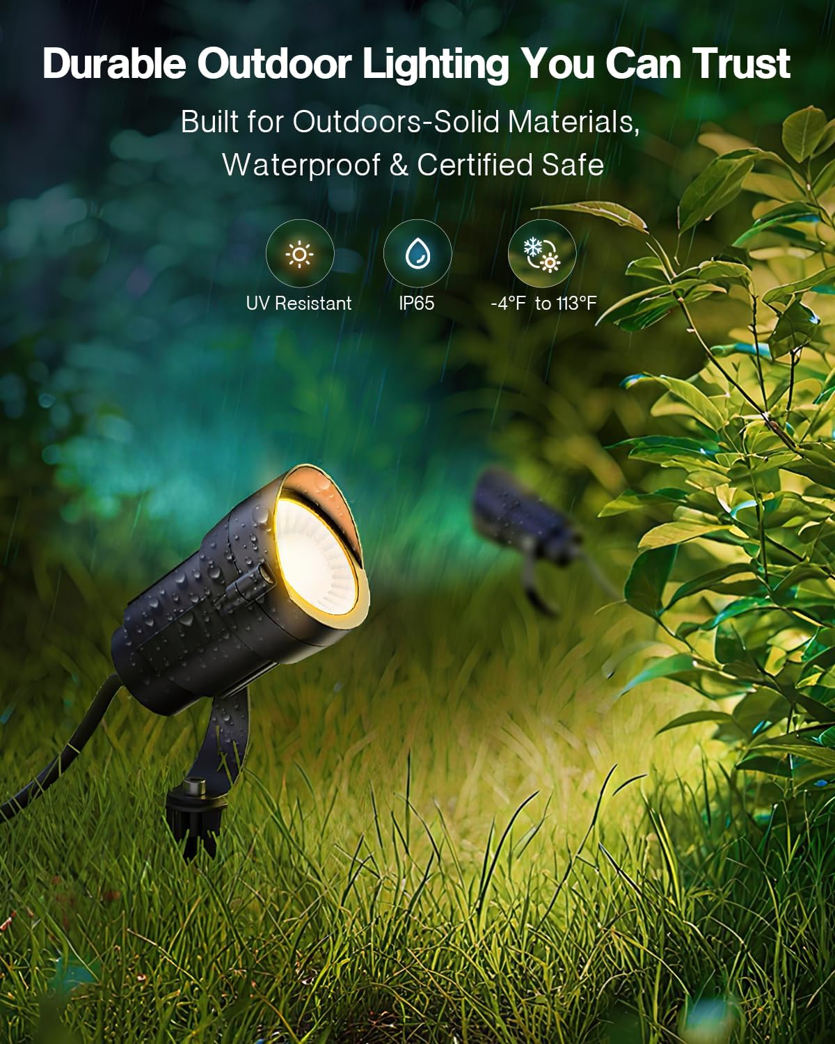 12W Landschaftsbeleuchtungs-Se – Outdoor Lighting Kits Low Voltage Bewertung und Preis