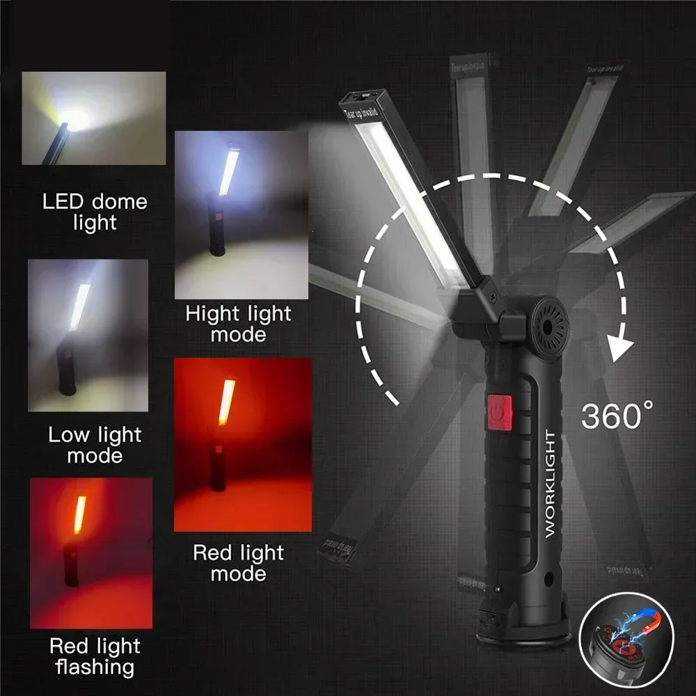 LED COB Taschenlampe USB wiede – Outdoor Lighting Electric Bewertung und Preis