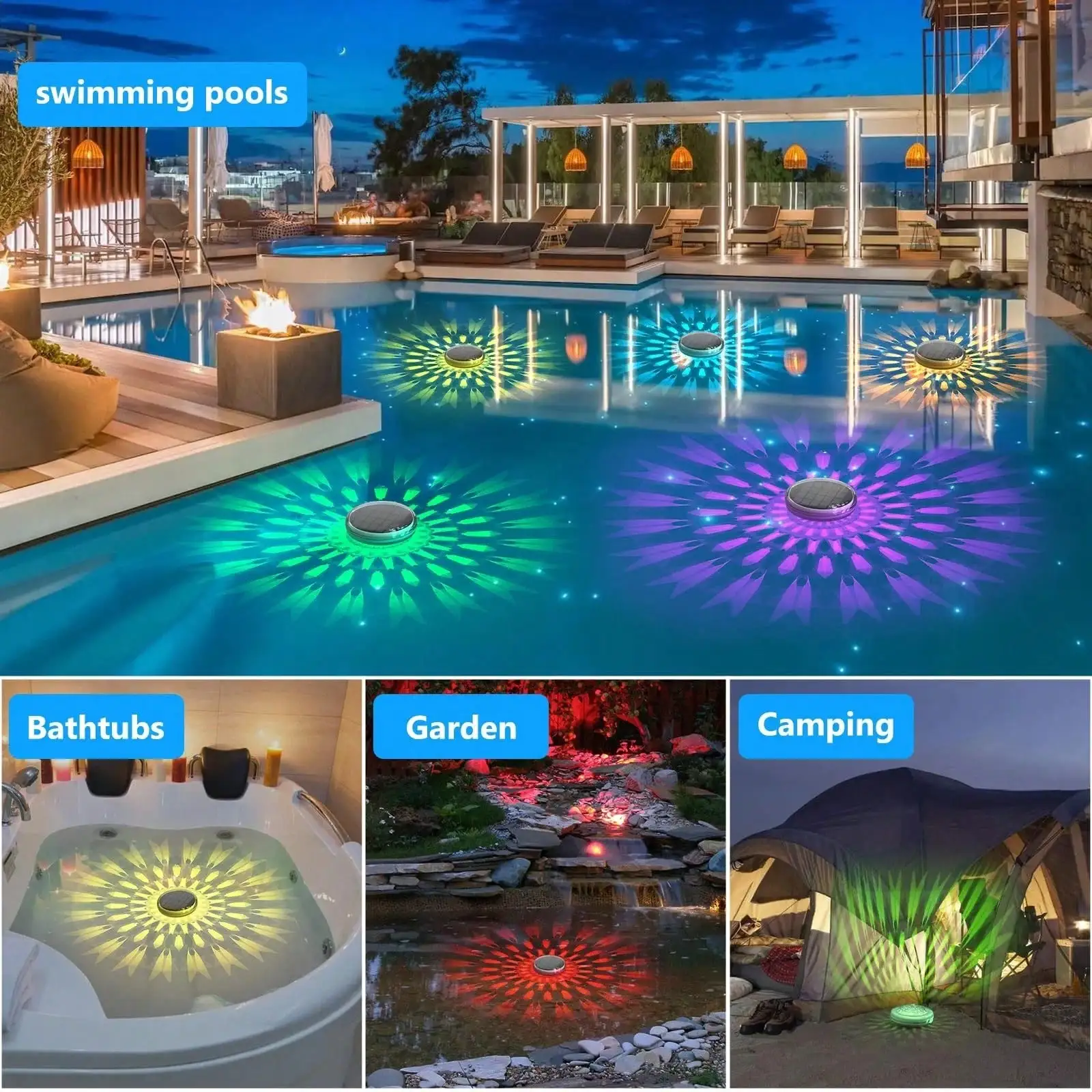 Solarbetriebene schwimmende Po – Pond Light Submersible Bewertung und Preis
