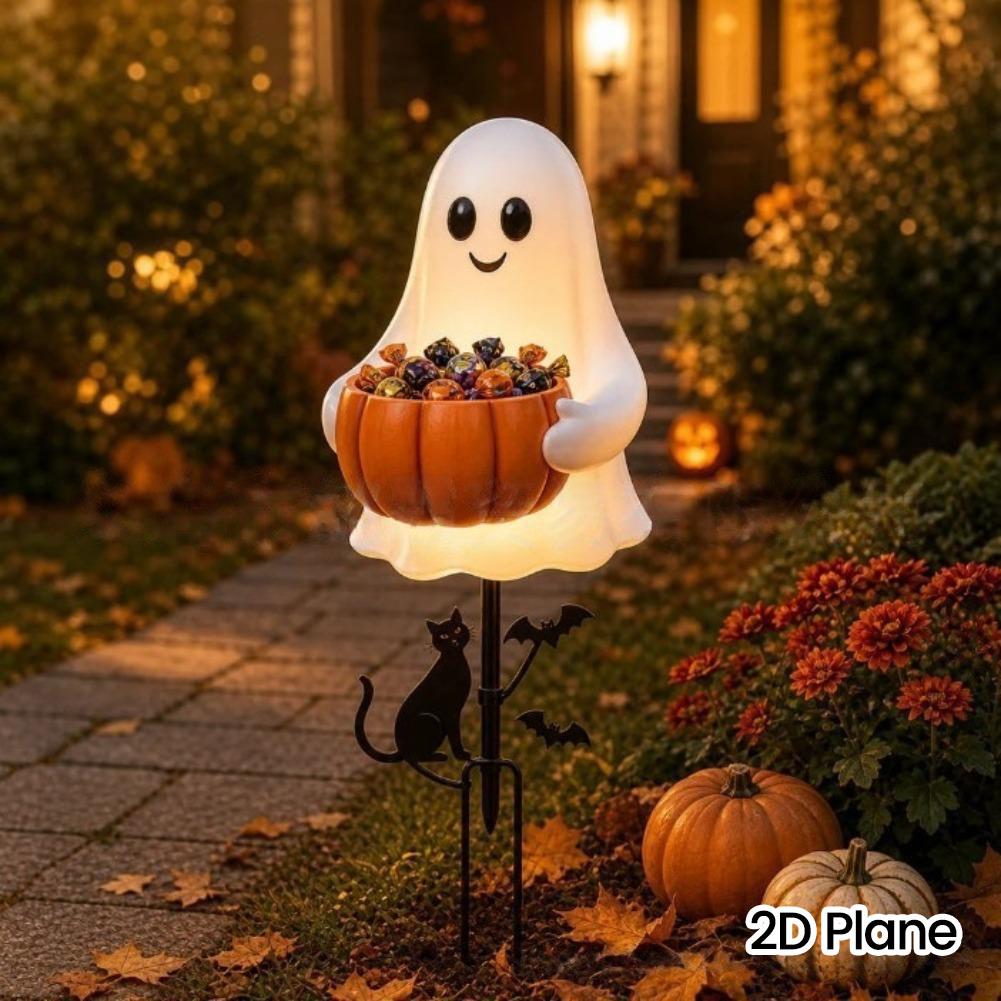 2D Halloween Geist-Kürbis-Süßi – Outdoor Lighting Pathway Bewertung und Preis