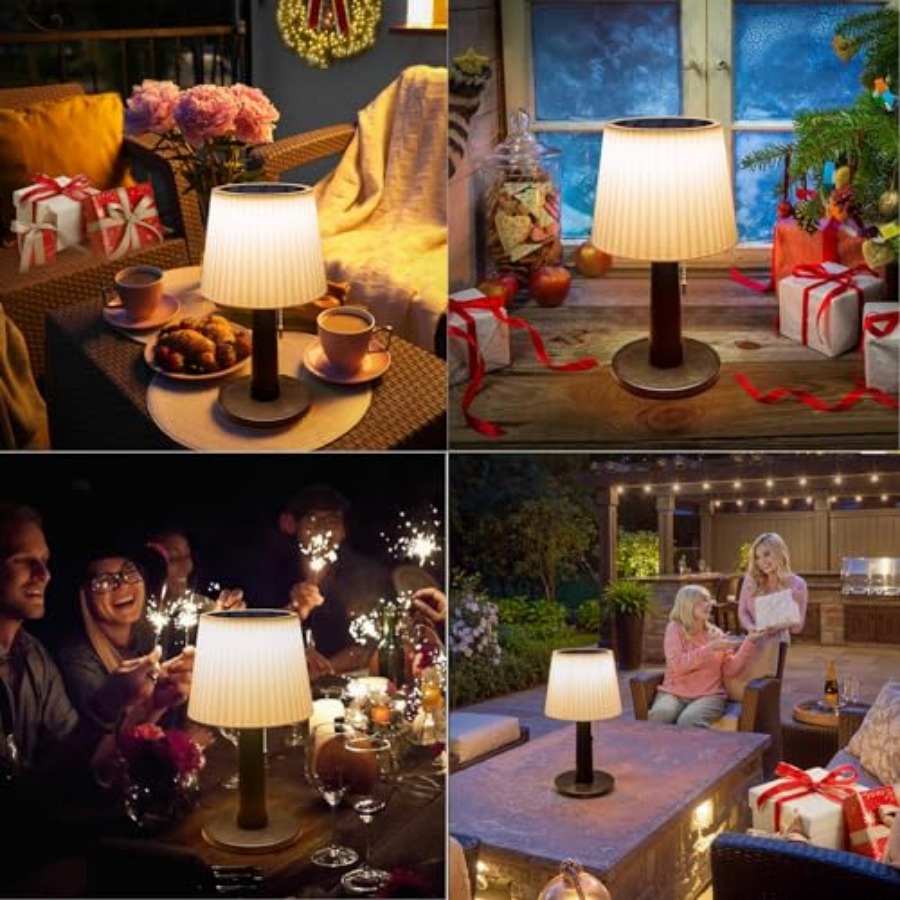 Solar-Tischlampen für draußen  – Outdoor Lighting Lamp Bewertung und Preis
