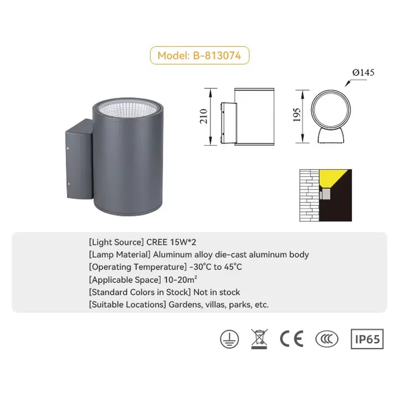 Original Großhandel Grenzmauer – Outdoor Lighting Lamp Bewertung und Preis