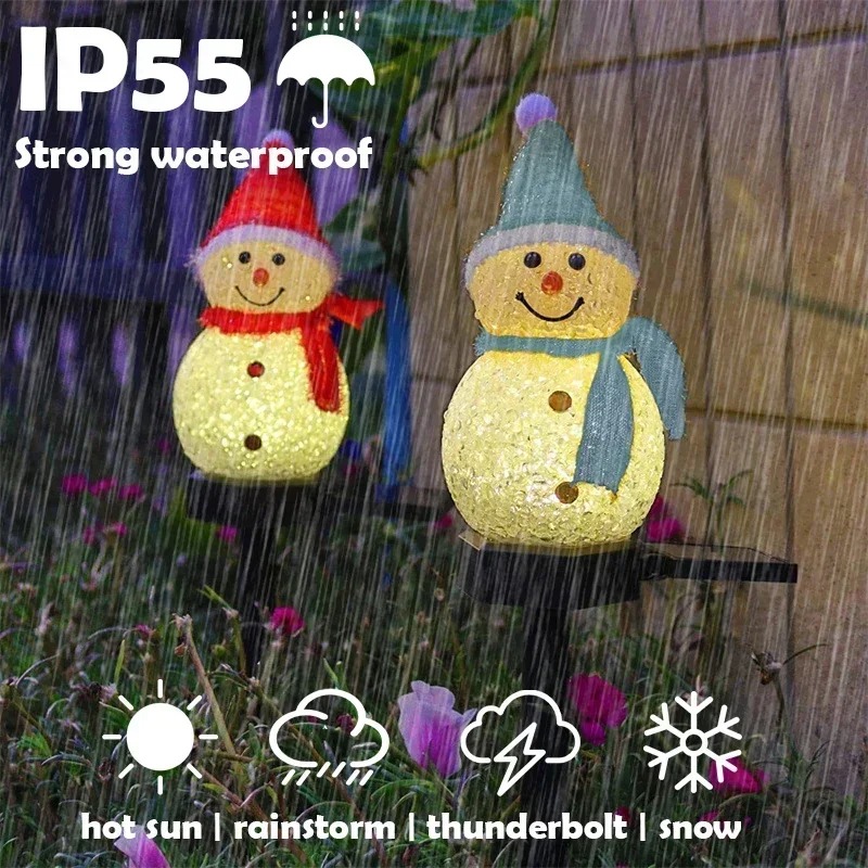 Weihnachts-Schneemann Solar-Ga – Outdoor Lighting Pathway Bewertung und Preis