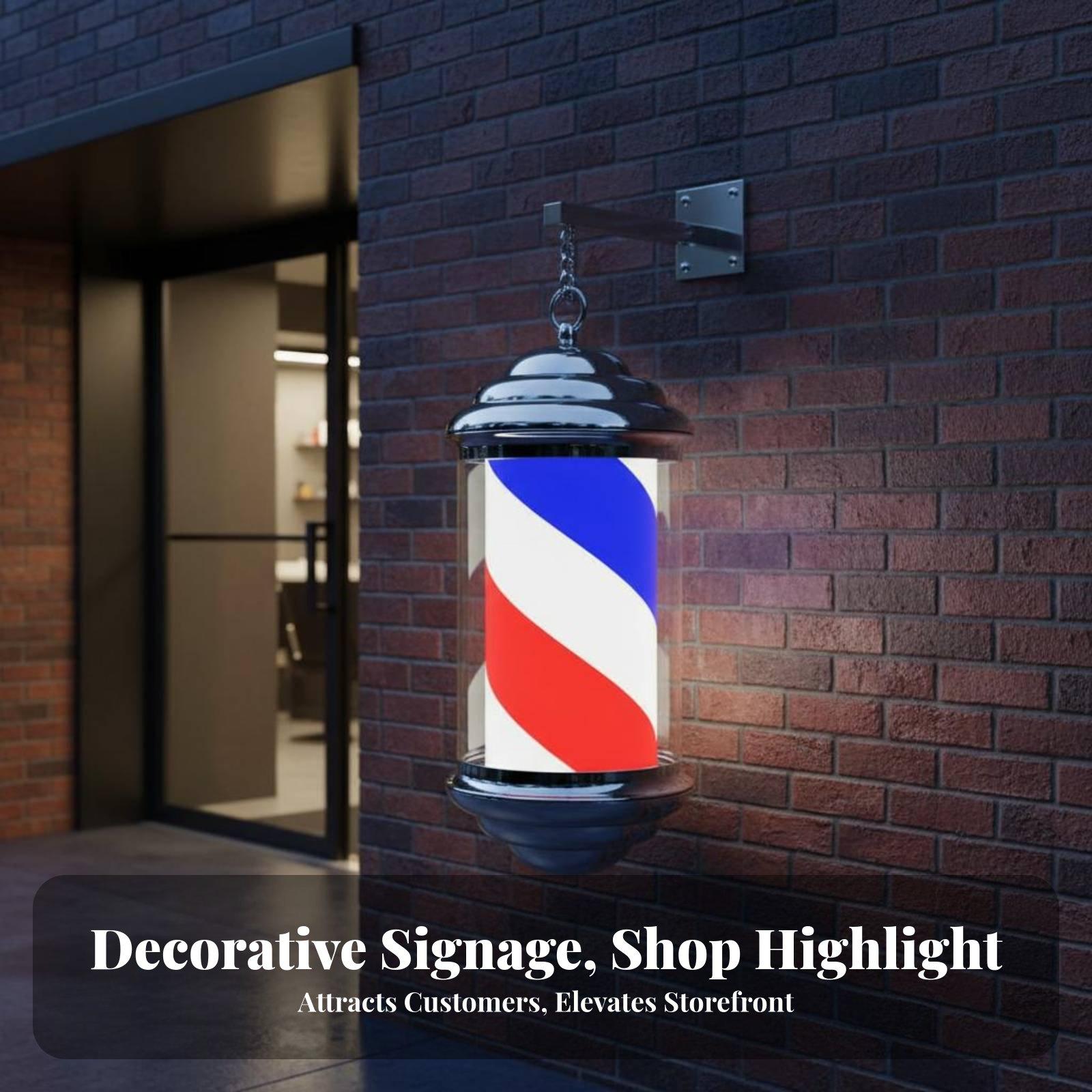 LED Rotierendes Friseurschild  – Outdoor Lighting Poles Bewertung und Preis